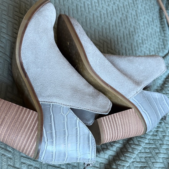 DV by Dolce Vita Shoes - DV by Dolce Vita Light Gray Ankle Booties